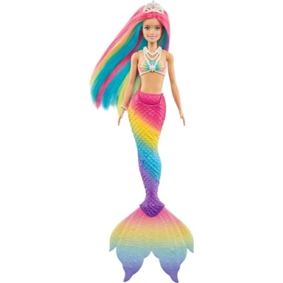 Afbeelding van Barbie Dreamtopia Regenboogmagie Zeemeerminpop Blond