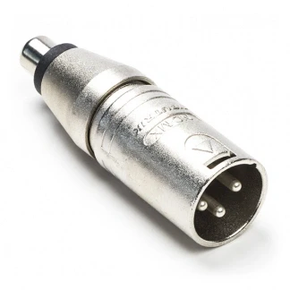Afbeelding van XLR (m) naar tulp (v) adapter Neutrik (Mono, 3 pin)