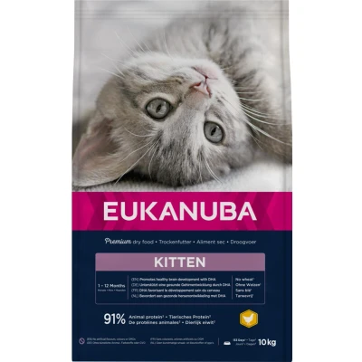 Afbeelding van Eukanuba Kat Kitten Junior Kip Lever 10 kg