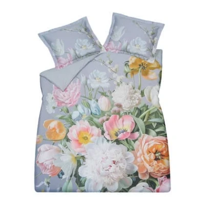 Afbeelding van Vandyck Fleur Festive Dekbedovertrekset Lavender Blue 1 persoons (140x200/220 + Sloop)