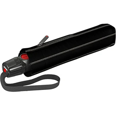 Afbeelding van Knirps Paraplu T.200 Medium Duomatic Gatsby Black Zwart Veelkleurig