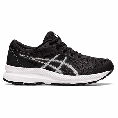 Afbeelding van Asics Contend 8 Unisex Hardloopschoenen neutraal voor kinderen, Maat: 37, Black/white Textiel/ synthetisch