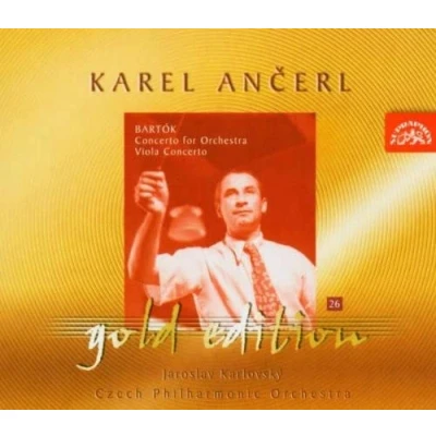Afbeelding van Czech Philharmonic Orchestra, Karel Ančerl Bartók: Gold Edition 26. Concerto For Viola and Orchestra (CD)