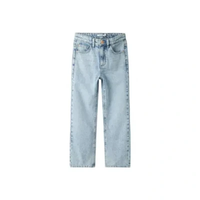 Afbeelding van Name it broek meisjes light blue bleached NKFrose maat 128