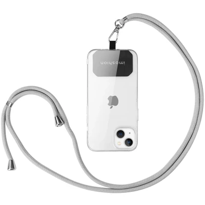Afbeelding van iMoshion Universeel Telefoonkoord Telefoonketting Grijs