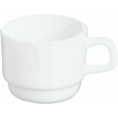 Afbeelding van Set van koffiekopjes Arcoroc Restaurant Wit Glas 12 Stuks 80 ml