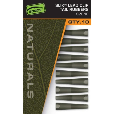 Image de Manchons Fox Naturals Slik Lead Clip Tail Rubbers (Taille 10) (10 pcs) Matériel de pêche