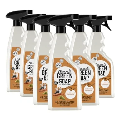 Afbeelding van 6x Marcel&#039;s Green Soap Allesreiniger Spray Sandelhout &amp; Kardemom 500 ml