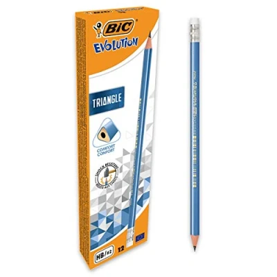 Image de BIC Crayon graphite &#039;Evolution Triangle&#039;, avec gomme, HB