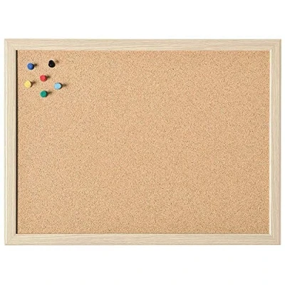 Afbeelding van Kurkbord magnetoplan met houten frame, 400 x 300mm