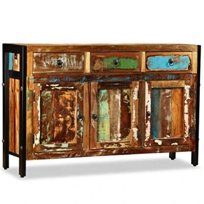 Image de vidaXL Buffet Bois de récupération massif 120x35x76 cm243984