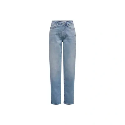 Afbeelding van ONLY Onljuicy Straight leg jeans, Dames, Maat: 26x34, Medium blue denim