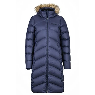 Afbeelding van Marmot Lange jas voor dames, donsindex 700, Middernacht Marine