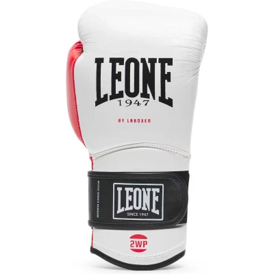 Afbeelding van Leone1947 Il Tecnico N3 Kunstlederen Bokshandschoenen Wit 12 oz
