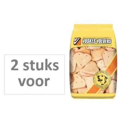 Afbeelding van 2 stuks! hondenvoer merg hartjes Voskes