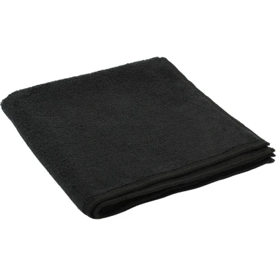 Afbeelding van Microvezeldoek 38x38 cm gerecycled microvezel 5 stuks zwart