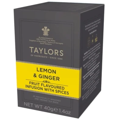Afbeelding van Taylor&#039;s of Harrogate Citroen en gemberthee (1 x 40 g)