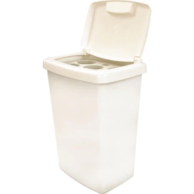 Afbeelding van Bekerbak 5 gaats Ø85 mm. 50 liter wit