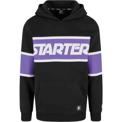 Afbeelding van Starter Hoodie, Heren, Maat: XXL, Black purple