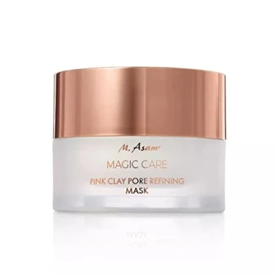 Afbeelding van M. Asam MAGIC CARE Pink Clay Poriënverstevigend masker (30 ml) Gezichtsmasker met hoge concentratie roze klei (15%), verfijnt de poriën onmiddellijk en langdurig tegen onzuiverheden,