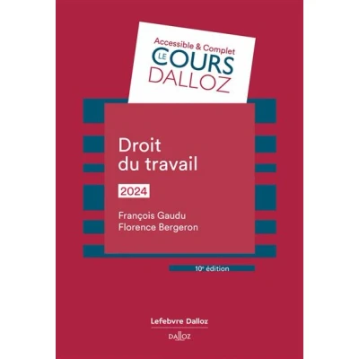 Image de Droit du travail 2024 10ed