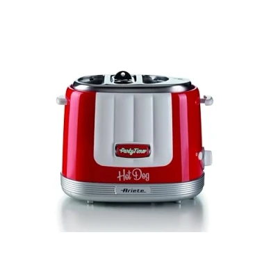 Afbeelding van Ariete 0206/00 50&#039;s Style Hotdog maker 650 Watt 2 Sleuven Rood