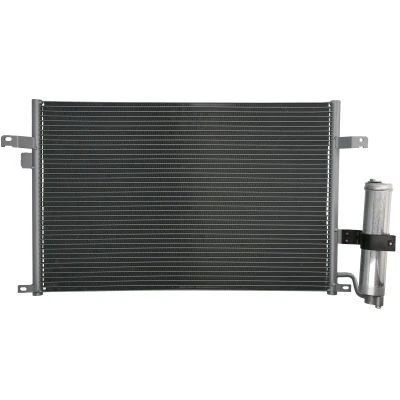 Afbeelding van BOSCH 1 986 AD2 224 Condensor Airco Met stikstofvulling droger, montagehandleiding, Zonder afdichtring 11,8mm 642mm R1234yf, R134a