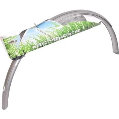 Afbeelding van Spatbordset Eurofender Rapido 28&quot; x 46 mm smoke titanium