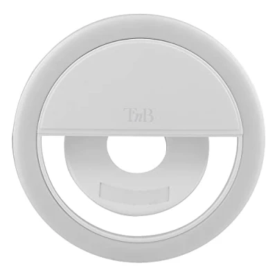 Image de Anneau LED T’NB pour Vlog smartphone Blanc