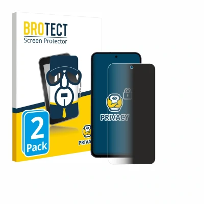 Afbeelding van BROTECT privacy screenprotector voor Samsung Galaxy A55 5G Enterprise Edition Folie Beschermfolie Blauwlichtfilter (2 Stuks)