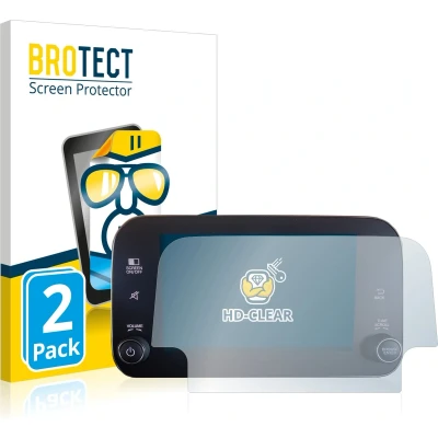 Afbeelding van BROTECT Screenprotector voor Fiat Tipo 2016 2019 Uconnet 7&quot; Folie Beschermfolie transparant (2 Stuks)