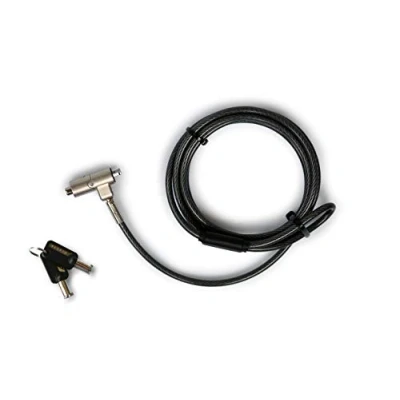 Afbeelding van Port Designs Veiligheidskabel Met Sleutel Nano Slot, Beveiliging van notebooks, Zwart, Zilver