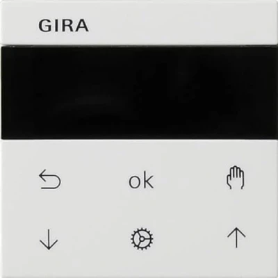 Afbeelding van Gira System 3000 Jaloezie/schakelklok display zuiver wit