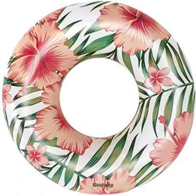 Afbeelding van Opblaasbare drijver Bestway Palmboom Ø 119 cm Blauw