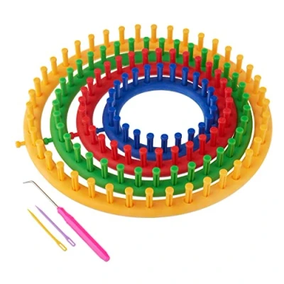 Afbeelding van Creotime Knitting loom, d: 12 17 22 27 cm, 1 set