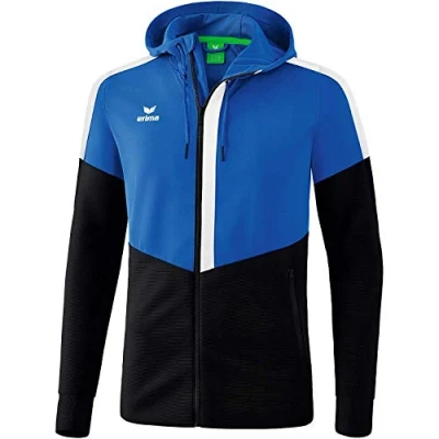 Afbeelding van Erima Squad trainingsjack met capuchon new royal/zwart/wit 34 / XL