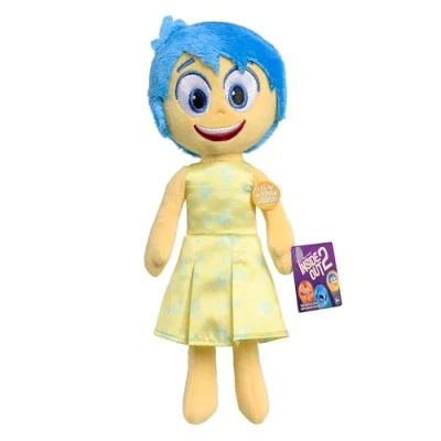 Afbeelding van Just Play Inside Out 2 Talk It klein pluche dier Joy, speelgoed voor kinderen vanaf 3 jaar