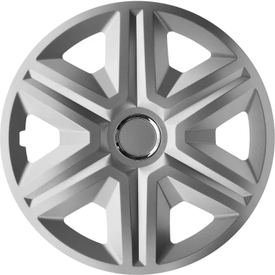 Afbeelding van NRM FAST Wieldoppen 16&quot; Zilver set van 4 stuks
