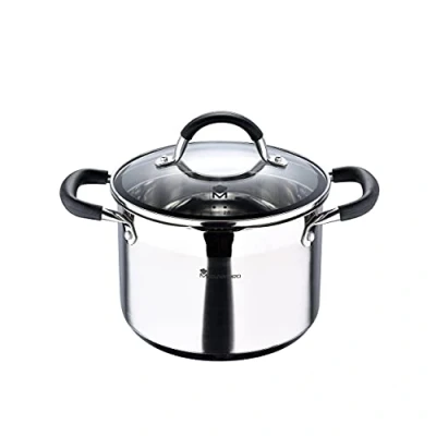 Image de Marmite acier inoxydable masterpro 20x14cm 4l haute résistance et qualité