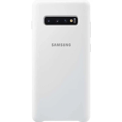 Afbeelding van Samsung Galaxy S10 Plus Silicone Cover Wit