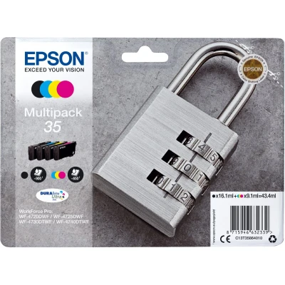 Afbeelding van Epson 35 (C13T35864010) Inktcartridge 4 kleuren Voordeelbundel