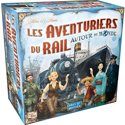 Image de Jeu de société Asmodee Les Aventuriers du Rails Autour Monde