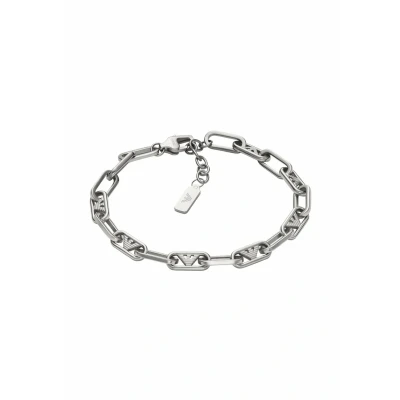 Afbeelding van ARMANI Emporio Bracelet en Acier Inoxydable pour Homme, Couleur Argent, EGS3249040