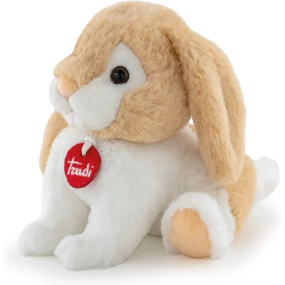 Afbeelding van Trudi Puppy knuffel Konijn 18 cm Hoge kwaliteit pluche Knuffeldier voor jongens en meisjes Wit Beige 15x18x17 maat S