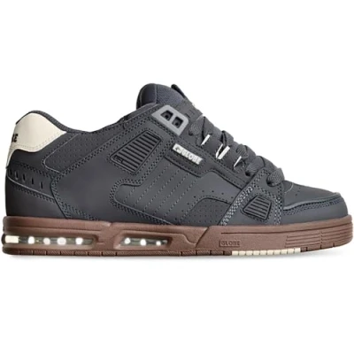 Afbeelding van Globe Sabre Skateschoenen, Heren, Maat: 44.5, Lead/gum Leer en imitatieleer