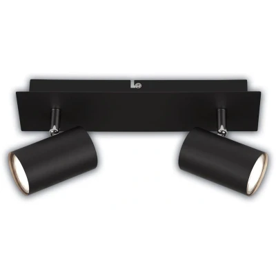 Afbeelding van Briloner Isil A LED plafondlamp 2840025 EEK Zwenkbaar 50.000h licht Verwisselbare lichtbron Efficiëntieklasse 29 x 8 12,3 cm Zwart