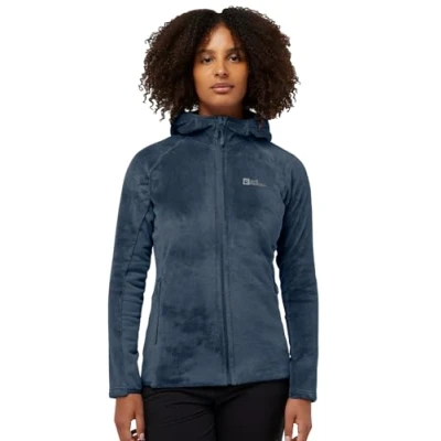 Afbeelding van Jack Wolfskin Rotwand Fz W fleecejack met capuchon voor dames