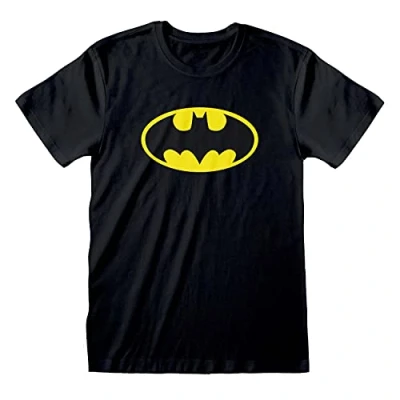 Afbeelding van Henry Tiger DC Comics Batman LOGO Tshirt print, Heren, Maat: Medium, Black