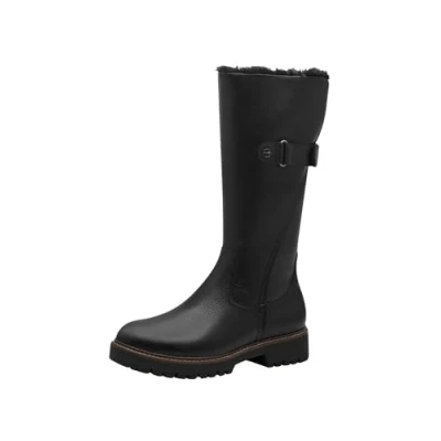 Afbeelding van Tamaris Laarzen, Dames, Maat: 39, Black Schoenen