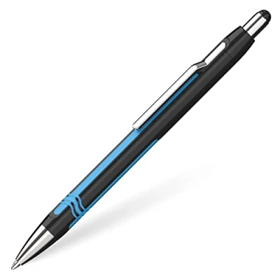 Afbeelding van Schneider S 138601 Balpen Epsilon Xb Huls Zwart/Blauw, Blauwschrijvend